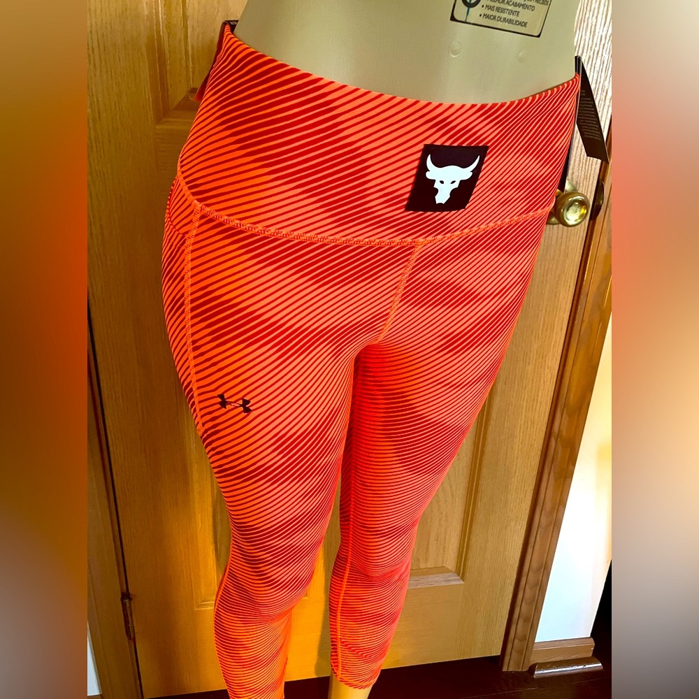 Under Armour Project Rock Orange Leggings